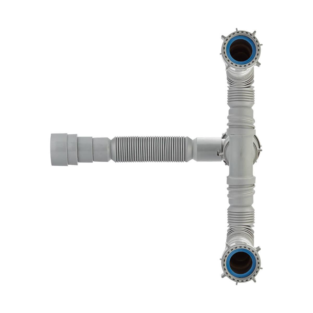 Sifón Botella Grival Flexible Doble - VIRTUAL MUEBLES