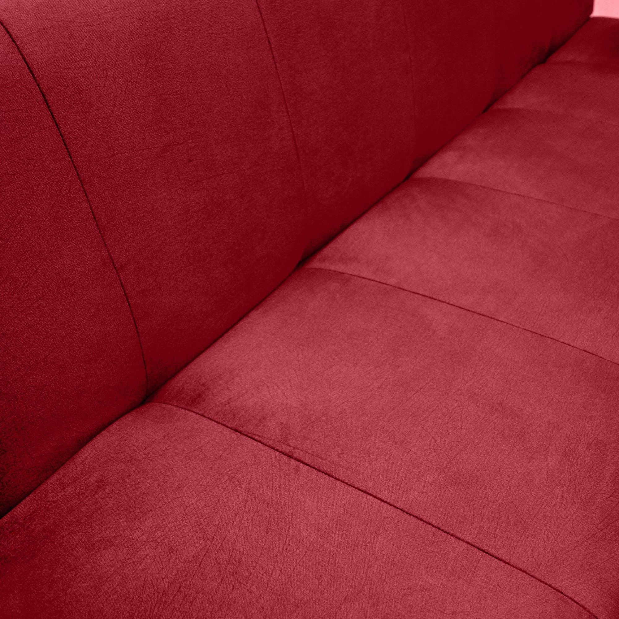 Sofacama Sabath 3 Posiciones Tela Rojo - VIRTUAL MUEBLES