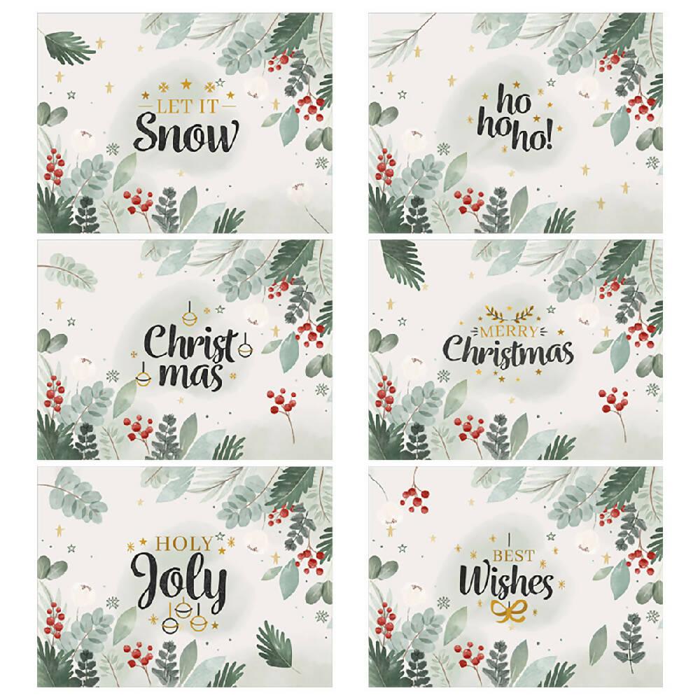 Individuales para comedor Let It Snow