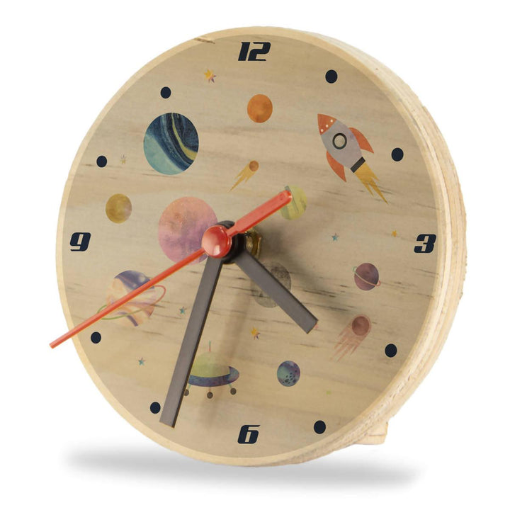 Reloj Planetas 12x12 cm - VIRTUAL MUEBLES