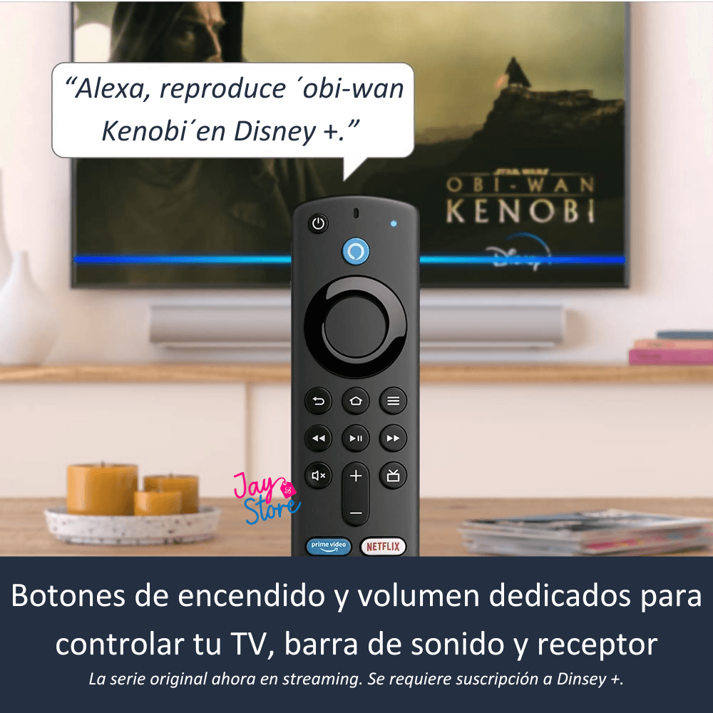 Amazon Fire TV Stick Alexa Con Control de Voz Full HD - Convertidor a Smart TV