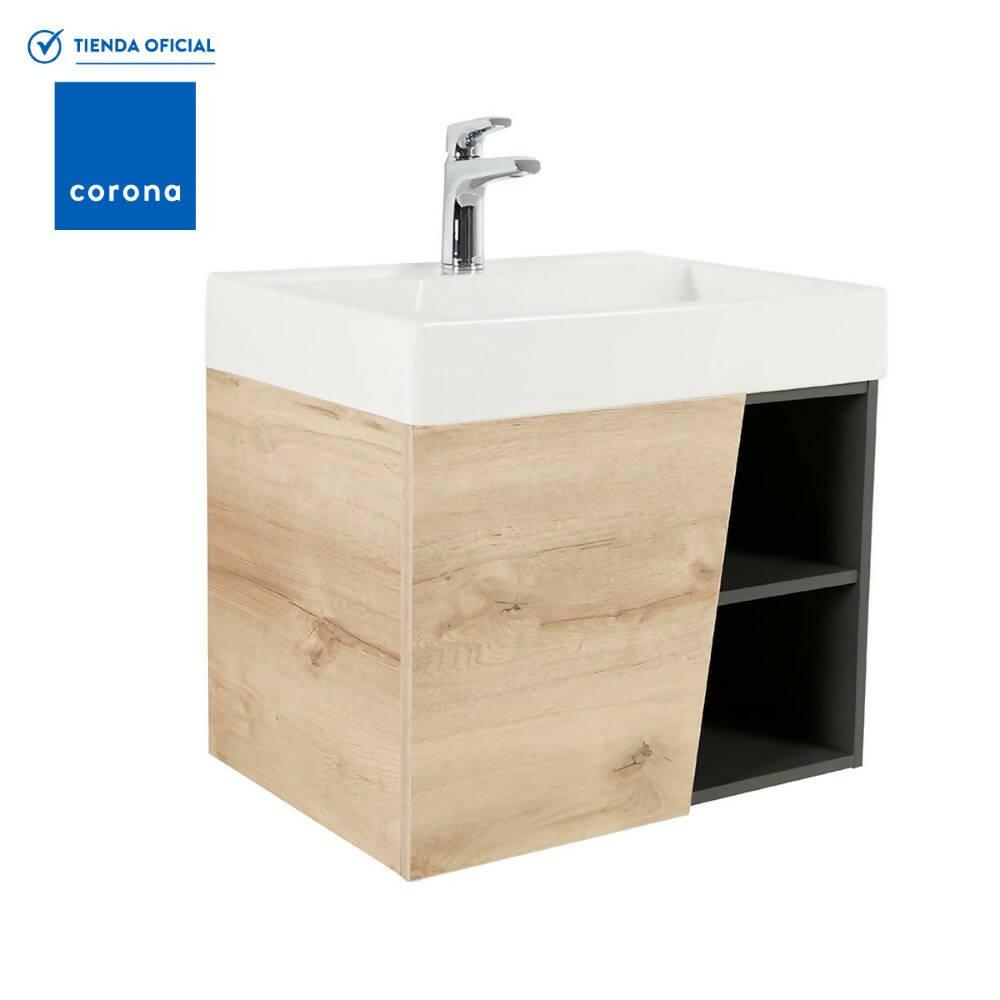 Mueble Corona Fussion Vital 60 Cm Con Lavamanos - VIRTUAL MUEBLES