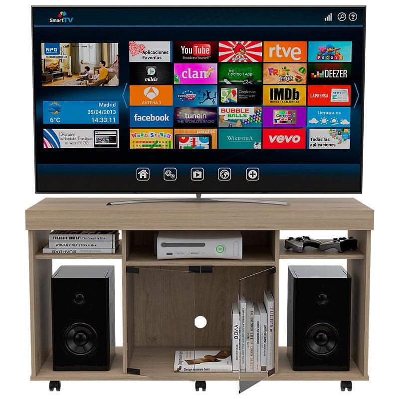 Mesa Para Tv Liena, Beige, Para Televisor de 40 Pulgadas - VIRTUAL MUEBLES