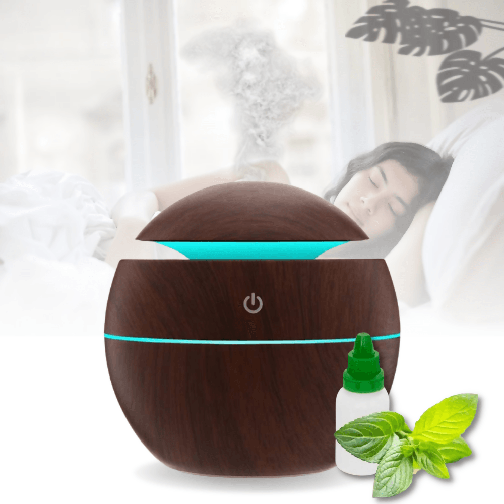 Humidificador Led + Esencia Difusor De Aromas Usb 7 Colores - VIRTUAL MUEBLES