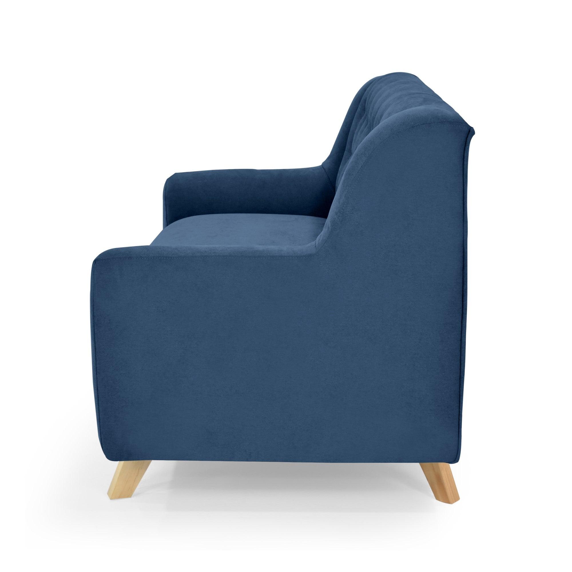 Sofa 2 Puestos Marruecos Tela Indigo - VIRTUAL MUEBLES