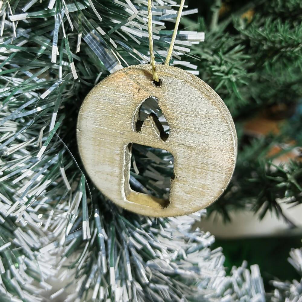 Adornos para Árbol Navidad Madera Vintage Kitx16 - VIRTUAL MUEBLES