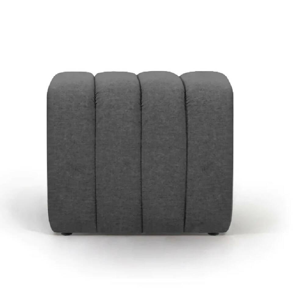 Puff Auxiliar Boston 55x55 - Gris Oscuro