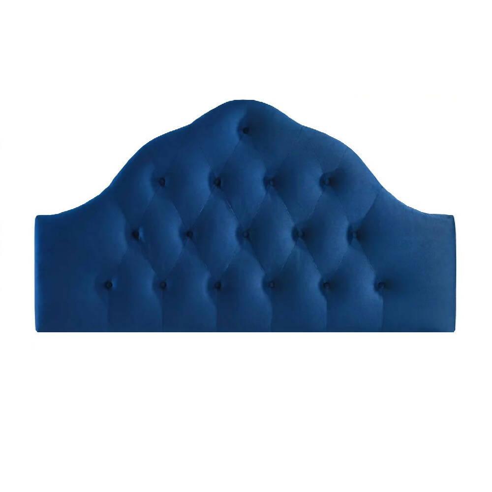Cabecero para Base Cama Semi Doble Mónaco Azul Rey - VIRTUAL MUEBLES