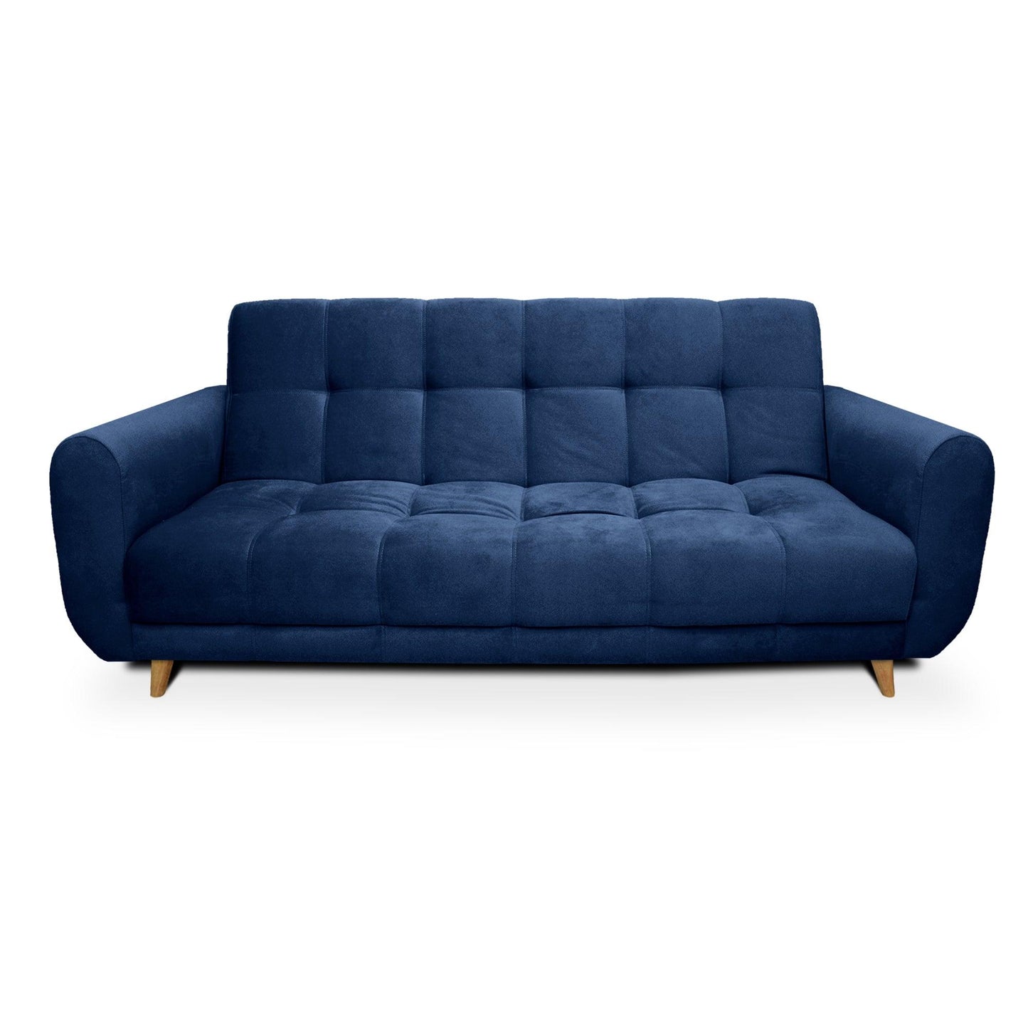 Sofacama Archer 3 Posiciones Tela Azul Navy - VIRTUAL MUEBLES