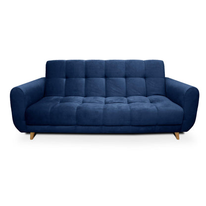 Sofacama Archer 3 Posiciones Tela Azul Navy - VIRTUAL MUEBLES