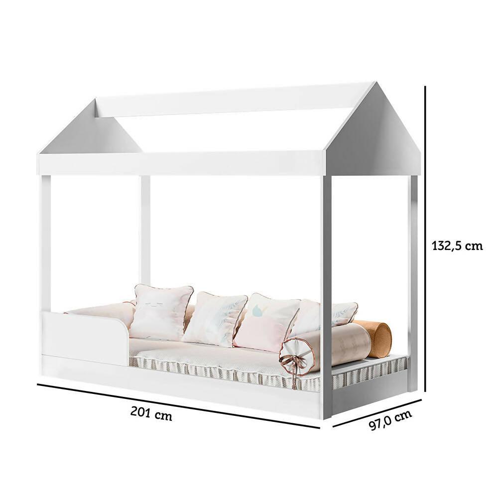 Cama Montessoriana Paulina Blanco - VIRTUAL MUEBLES