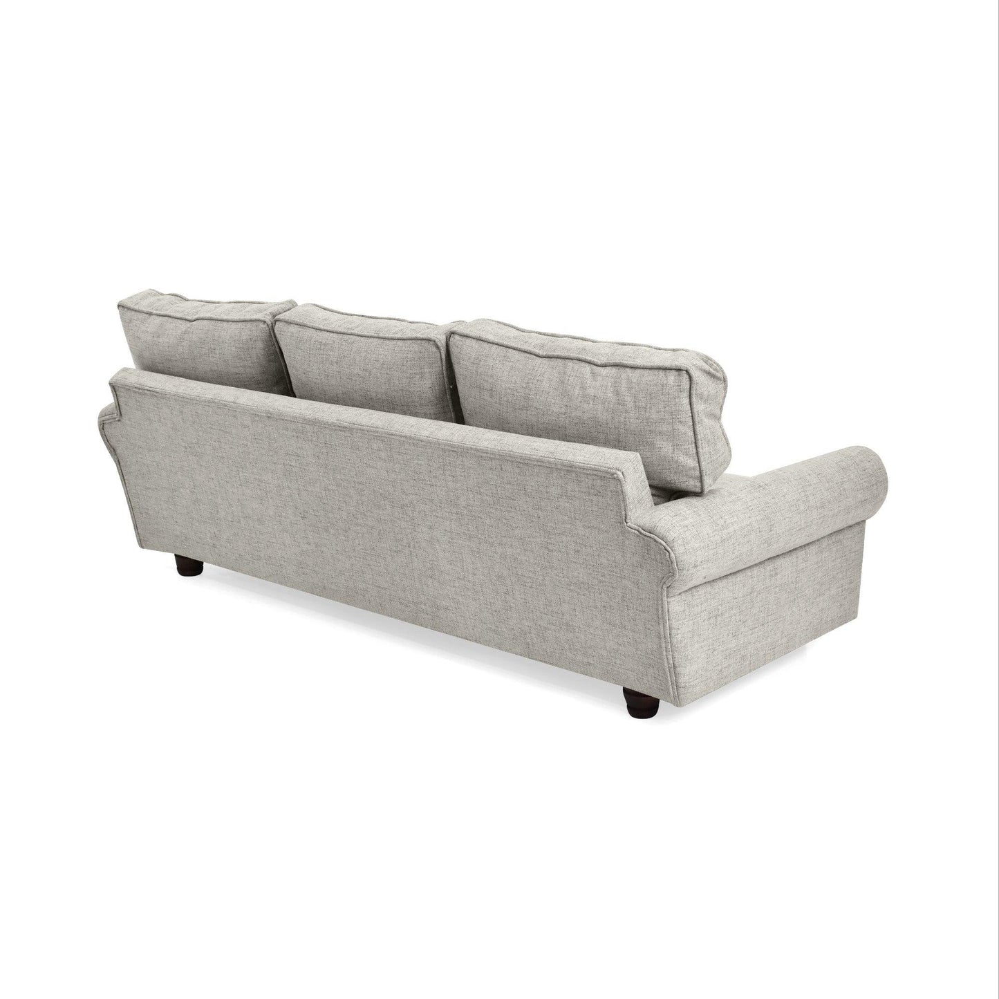 Sofa Lancaster Tela Poliester Taupe - VIRTUAL MUEBLES