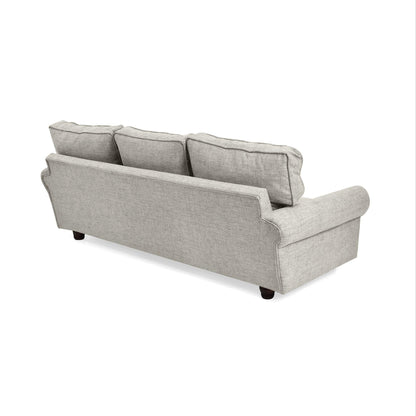 Sofa Lancaster Tela Poliester Taupe - VIRTUAL MUEBLES