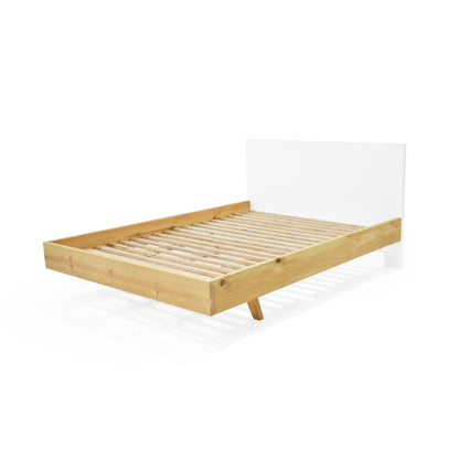 Cama Lanus Doble 146 x 197 - Blanco Natural - VIRTUAL MUEBLES