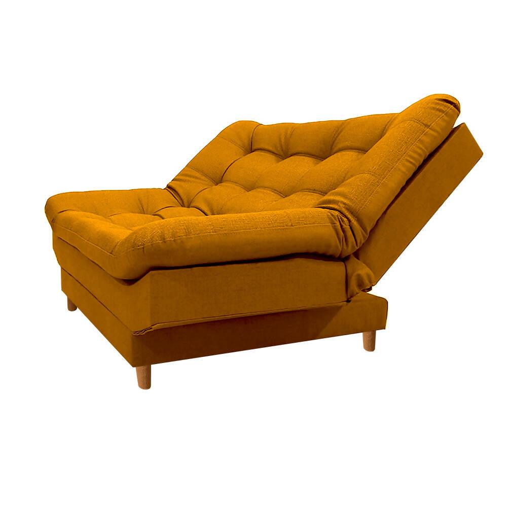 Sofá cama Moltochic antirasguño mostaza - VIRTUAL MUEBLES