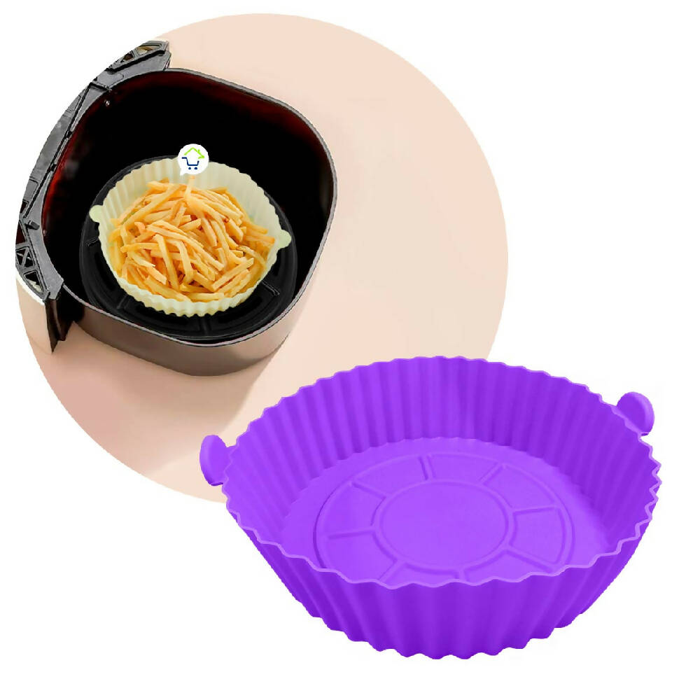 Cesta Silicona Freidora Air Fryer Protector Antiadherente Reutilizable FSA01