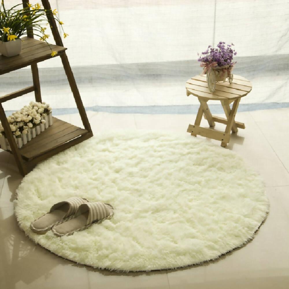 Tapete Redondo 80 Marfil - VIRTUAL MUEBLES