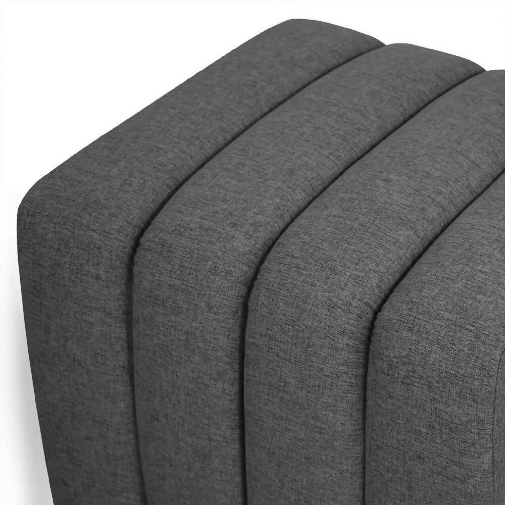 Puff Auxiliar Boston 55x55 - Gris Oscuro