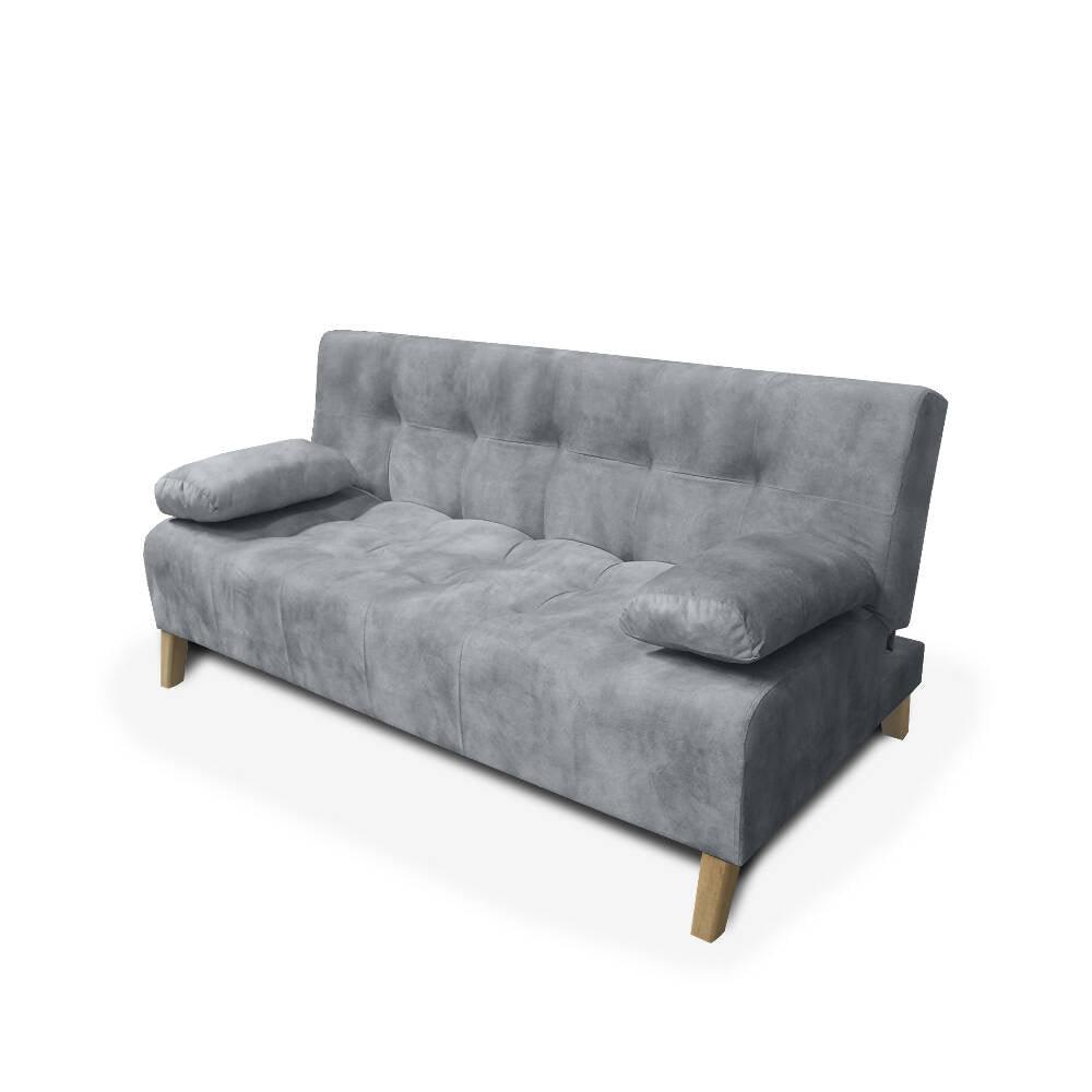 Sofa cama 3 Posiciones Leroy Tela Gris