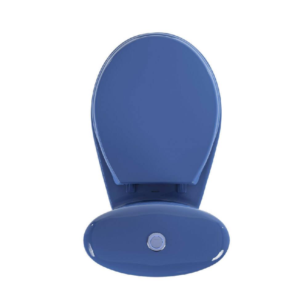 Sanitario Corona Manantial Pro Redondo Azul - VIRTUAL MUEBLES