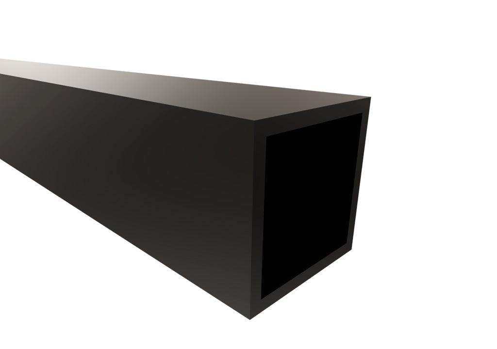 Perfil cubo modular principal x 3m pintura negra - VIRTUAL MUEBLES