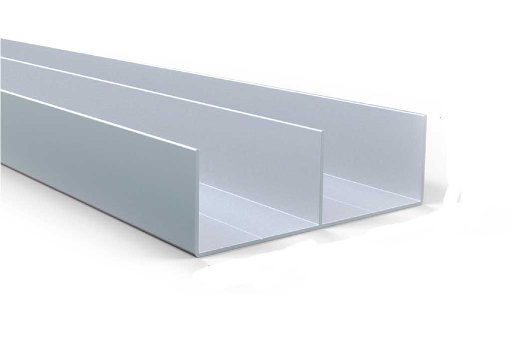 Perfil guía superior puerta amazonas x 3m - VIRTUAL MUEBLES