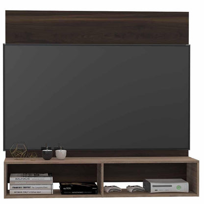 Panel de TV Dakota color Caoba y Miel para Sala.