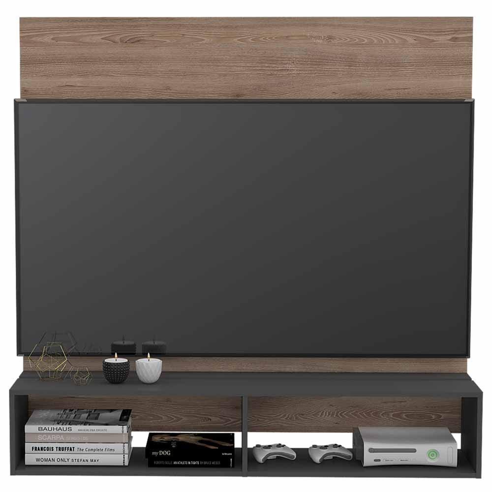 Panel de TV Lara color Miel y Plata oscuro para Sala.