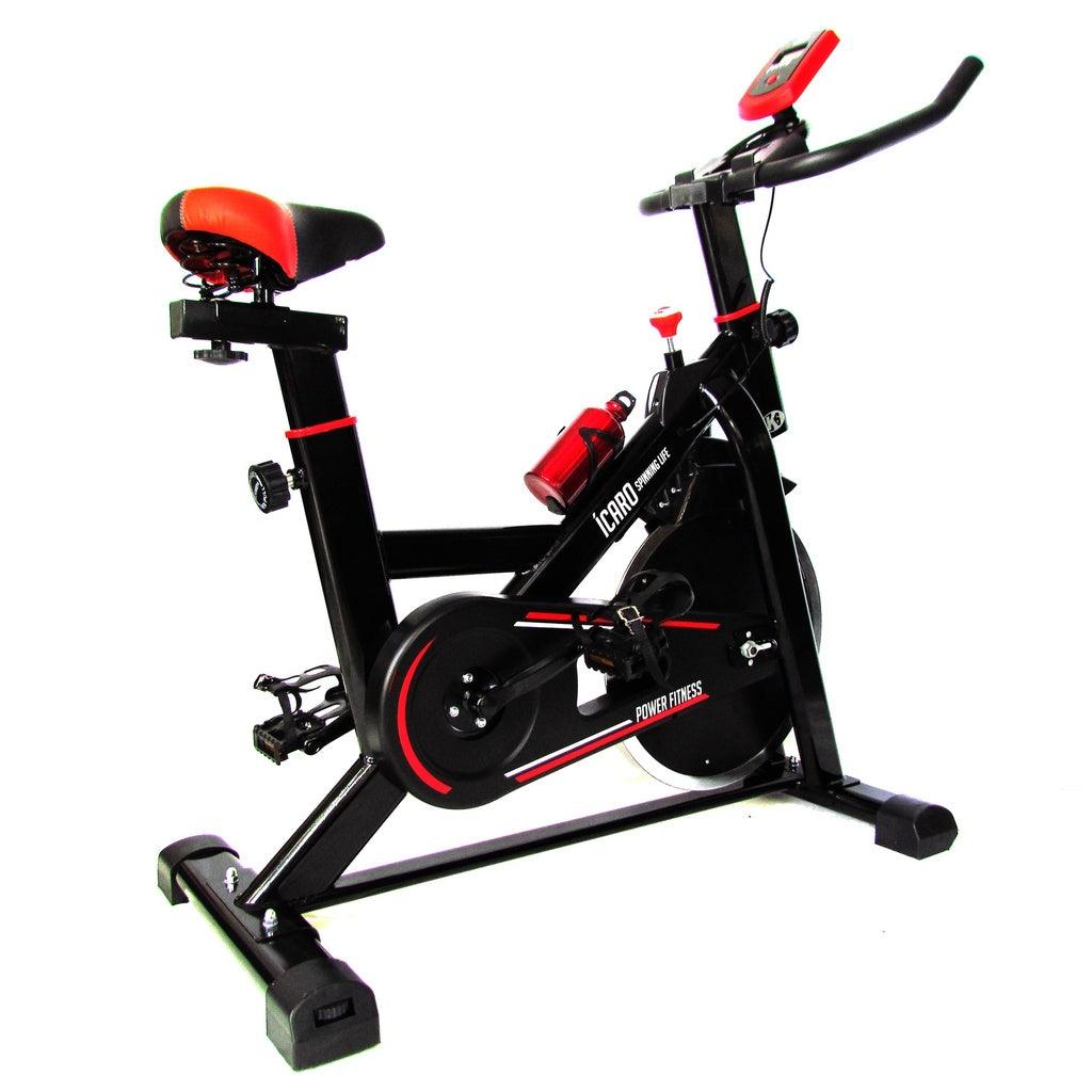 Bicicleta De Spinning Icaro Estática Fija K6 13 Kg - VIRTUAL MUEBLES