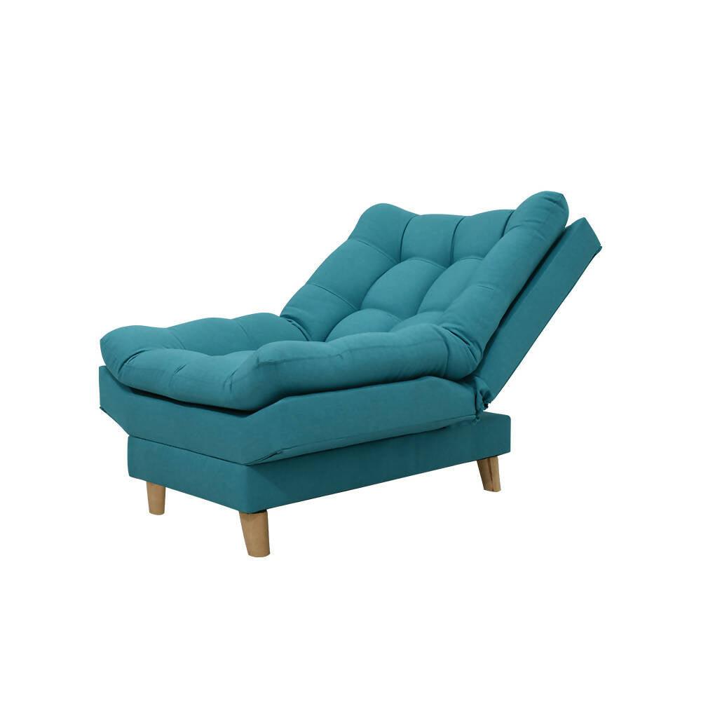 Poltrona moltochic turquesa poliéster - VIRTUAL MUEBLES