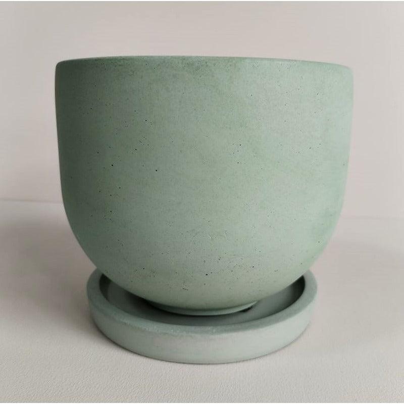 Matera María de Cemento 12.5x15 cm Verde Oliva - VIRTUAL MUEBLES
