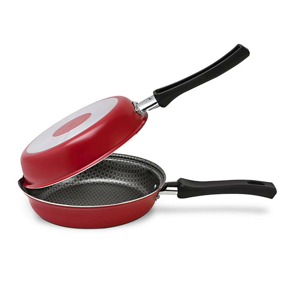 Sartén Doble Red 18 cm Rojo - VIRTUAL MUEBLES