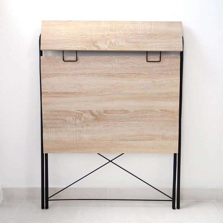 Escritorio plegable base negra rustic sand - VIRTUAL MUEBLES