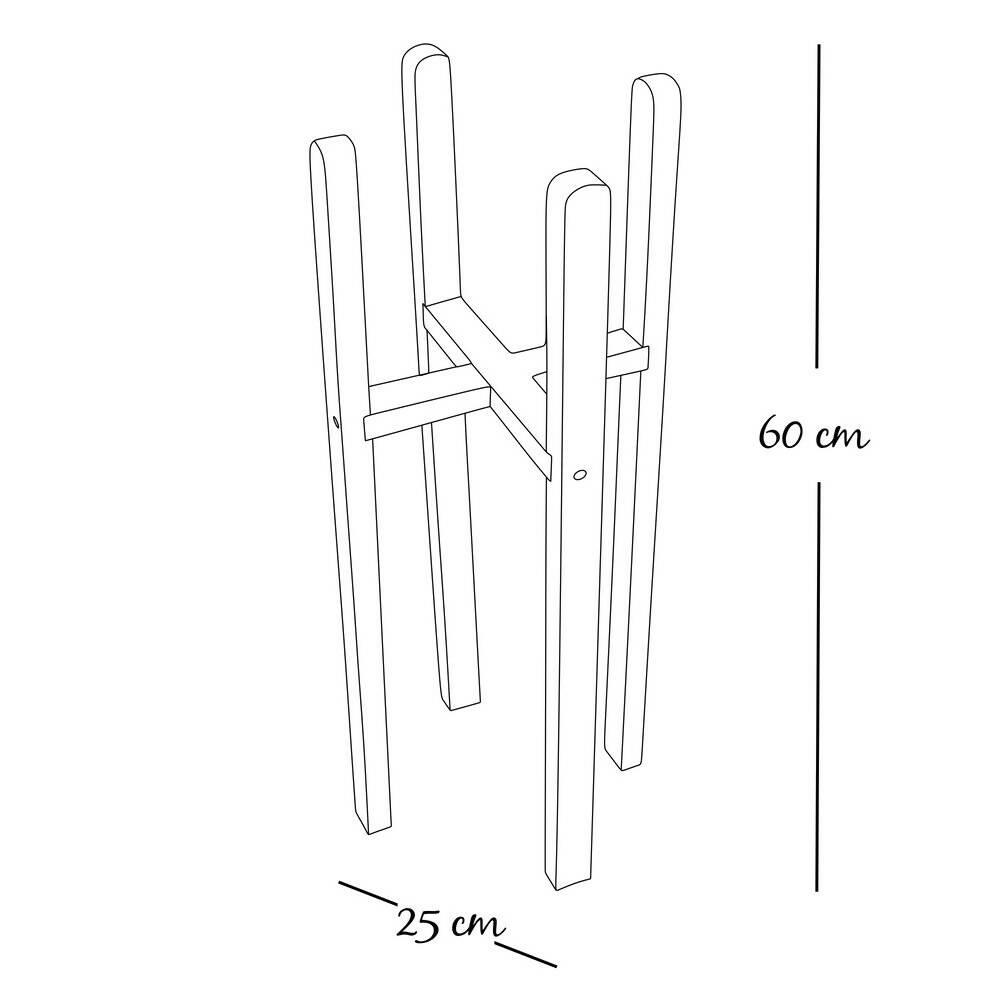 Soporte Maceta Click Grande 60x24x24 cms - VIRTUAL MUEBLES