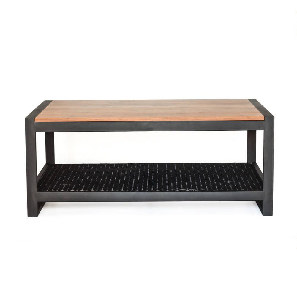 Mesa de Centro Dakota Malla - Oscuro - VIRTUAL MUEBLES