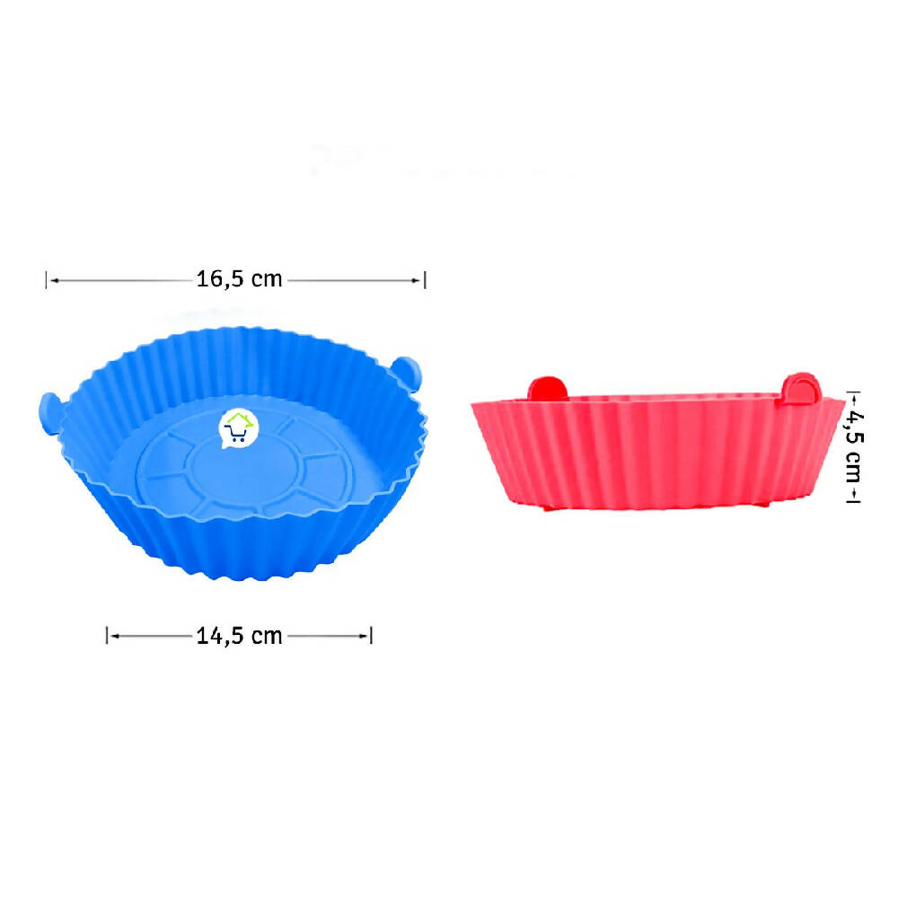 Cesta Silicona Freidora Air Fryer Protector Antiadherente Reutilizable FSA01