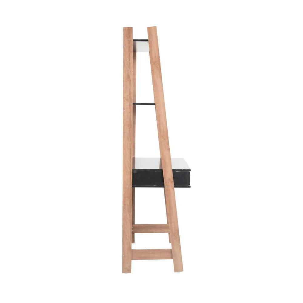 Escritorio Estante 2 Cajones Negro Belt - VIRTUAL MUEBLES