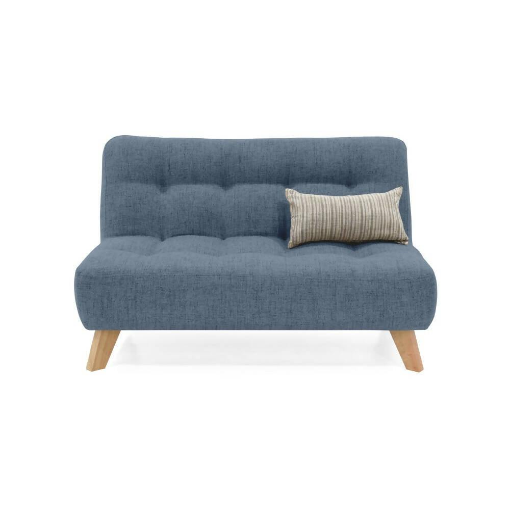 Sofa Navara 2 Puestos Tela Poliester Indigo - VIRTUAL MUEBLES