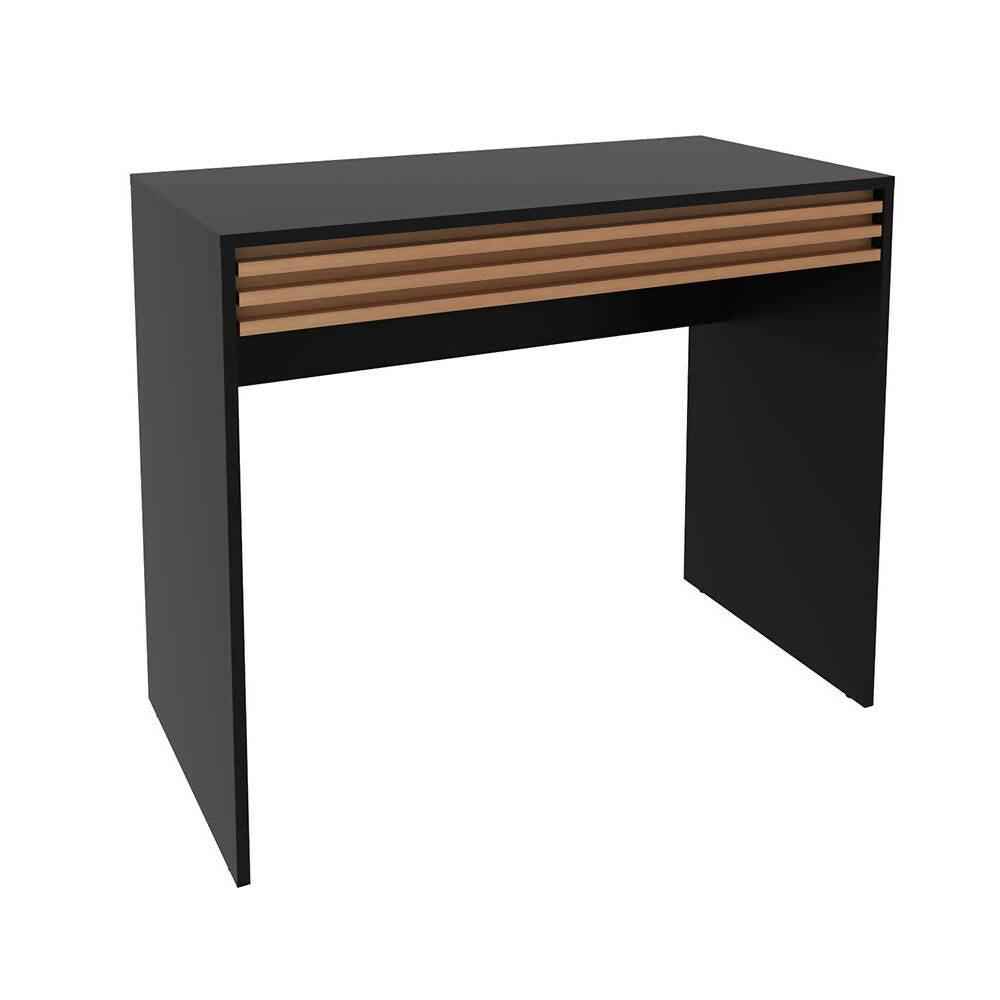 Escritorio Asunción Negro/Almendra - VIRTUAL MUEBLES