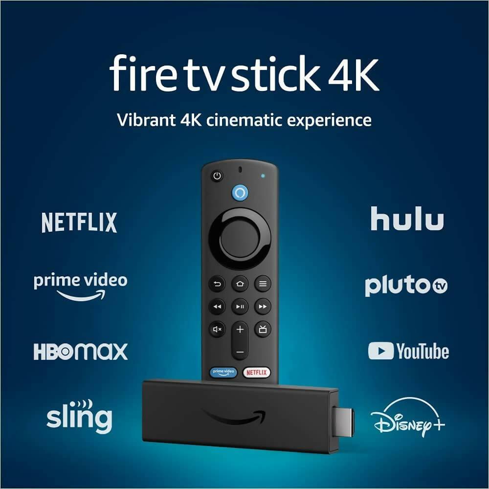 Amazon Fire TV Stick 4K Ultra HD Alexa Control Voz - Convertidor a Smart TV