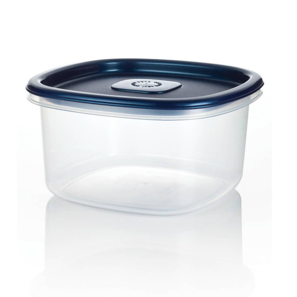 Recipiente Plus Cuadrado 1.5L Azul Noche - VIRTUAL MUEBLES