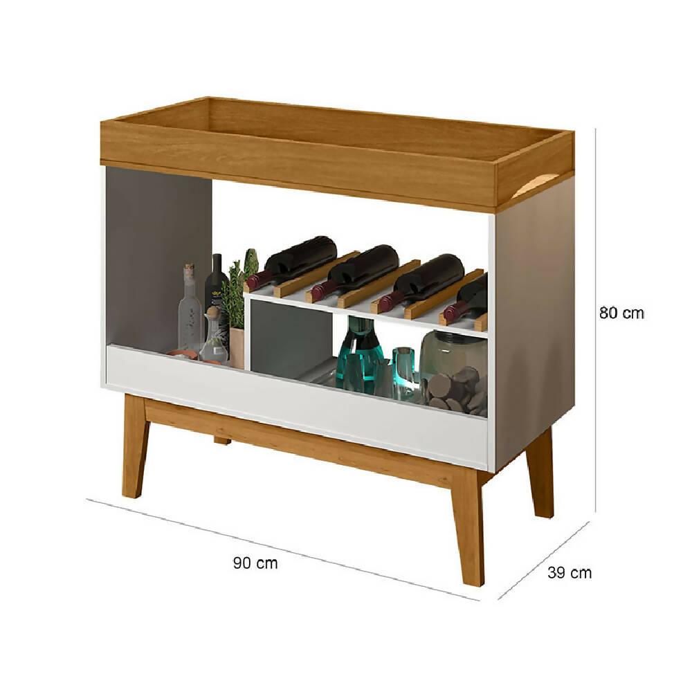 Bar Bora Blanco Natural - VIRTUAL MUEBLES