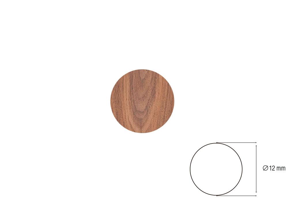 Tapa tornillo adhesivo café espres x 40 und - VIRTUAL MUEBLES