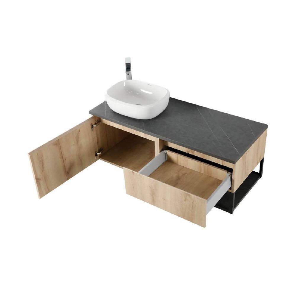 Mueble Corona Plus 120 Cm Con Lavamanos Cascade Izquierdo - VIRTUAL MUEBLES