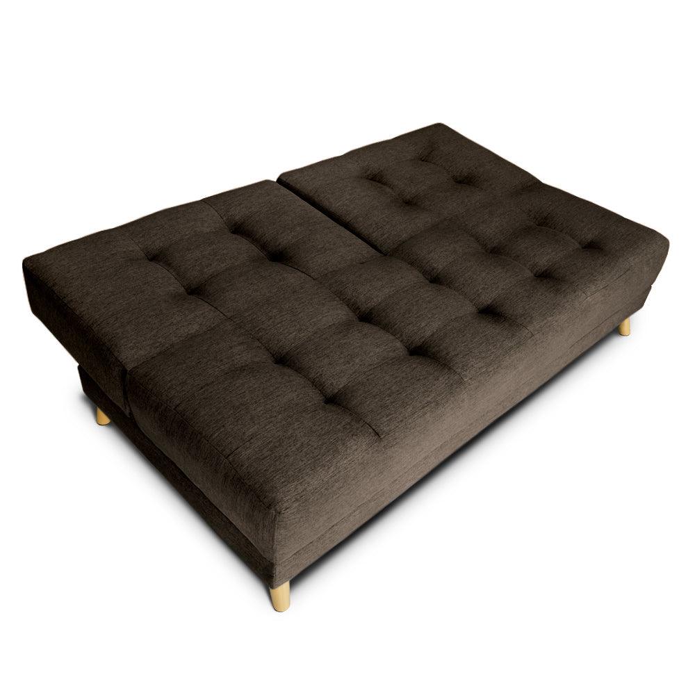 Sofacama Cavalli Clic Clac Multifuncional Café - VIRTUAL MUEBLES