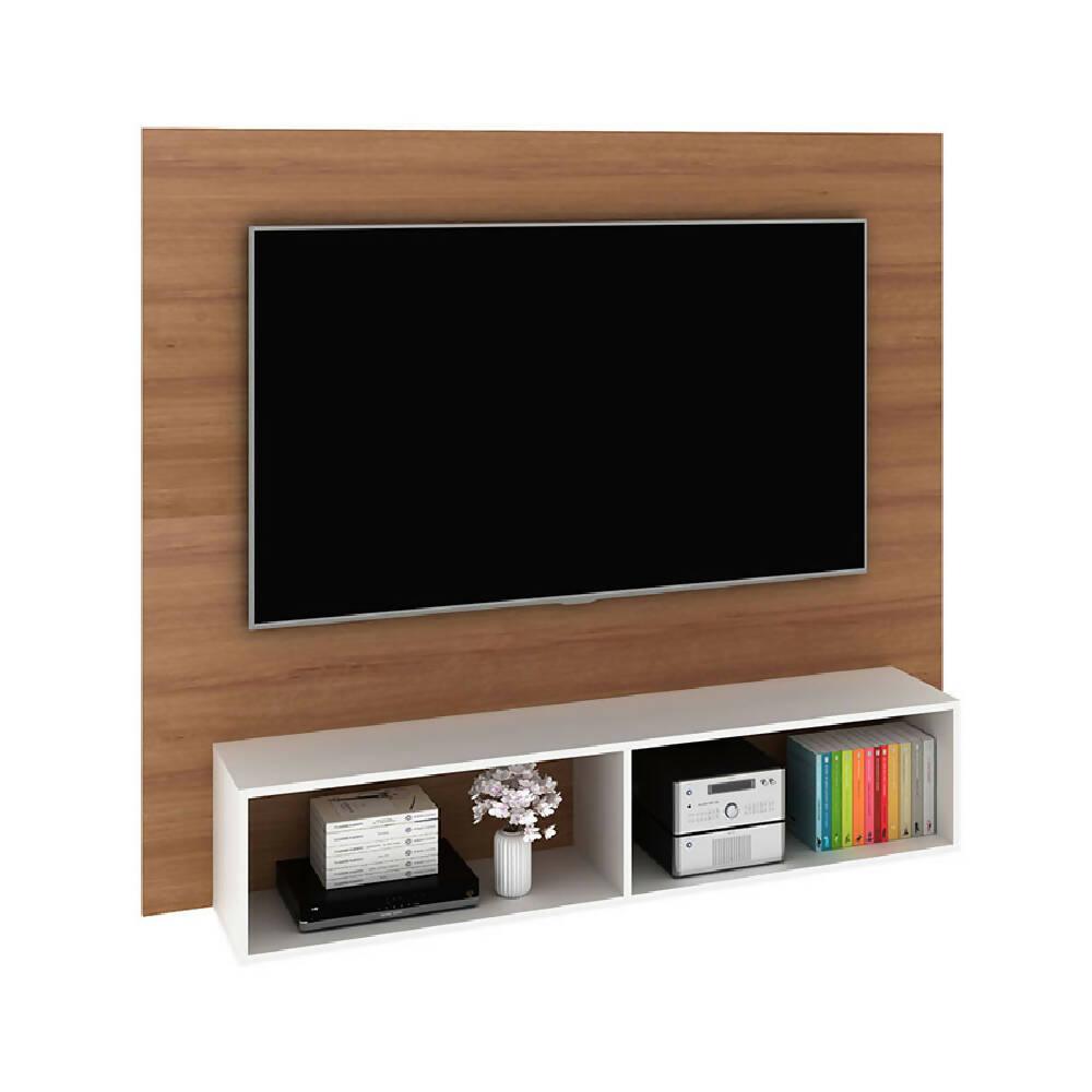 Panel Para Tv Esperanza Almendra/Blanco - VIRTUAL MUEBLES