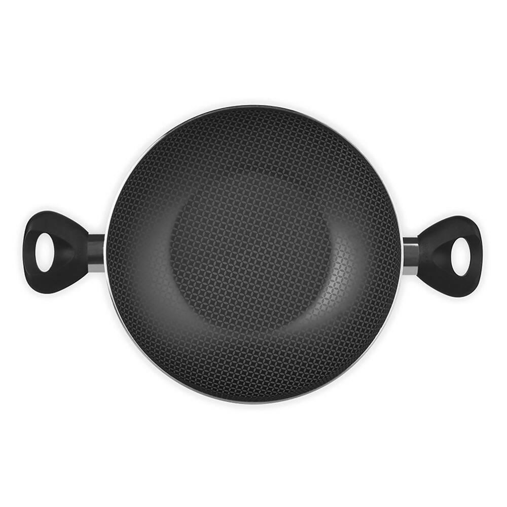 Sartén Wok con Tapa Superior 28 cm Gris - VIRTUAL MUEBLES