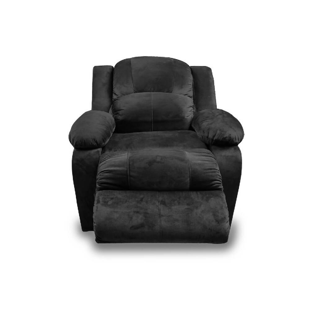 Silla reclinomatíc microfibra negro - VIRTUAL MUEBLES