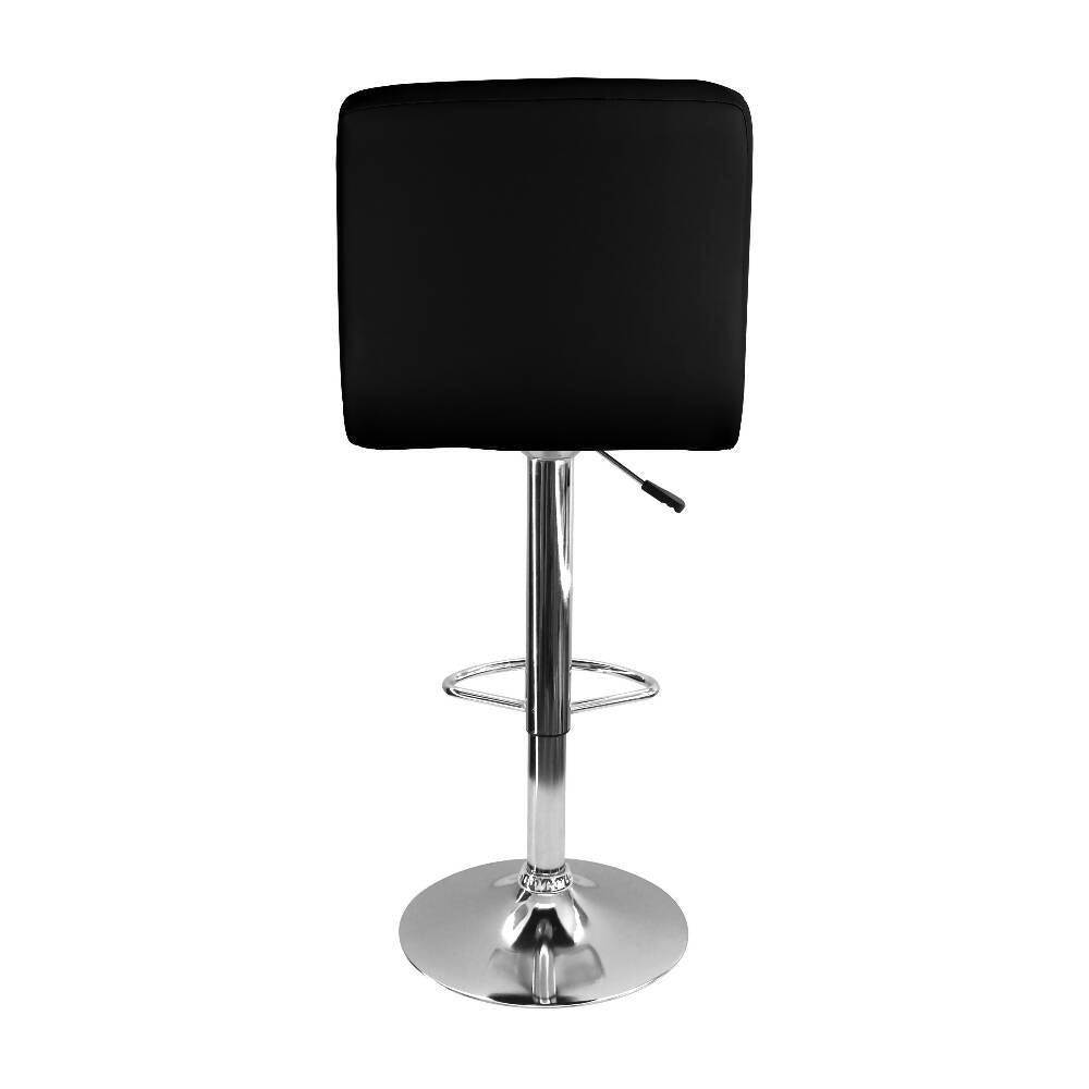 Silla Acolchada Tipo Bar - Negra