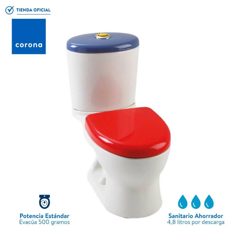 Sanitario Corona Infantil Kiddy Bicolor - VIRTUAL MUEBLES